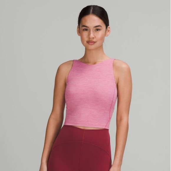 lululemon athletica Tops - Lululemon Align High-Neck Tank Top Pink Blossom Size 10